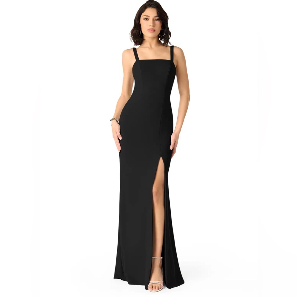 Worn once black prom or black tie dress